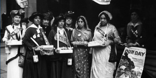 Sophia Duleep Singh and Lolita Roy. Credit: Topical Press Agency/Getty Images